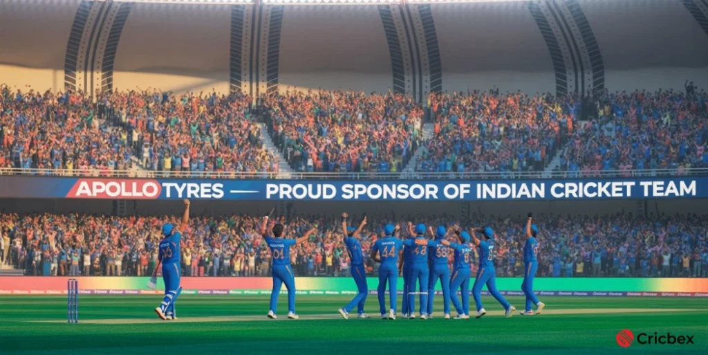Apollo Tyres Named New Sponsor of Indian Cricket Team After Exiting Dream11.