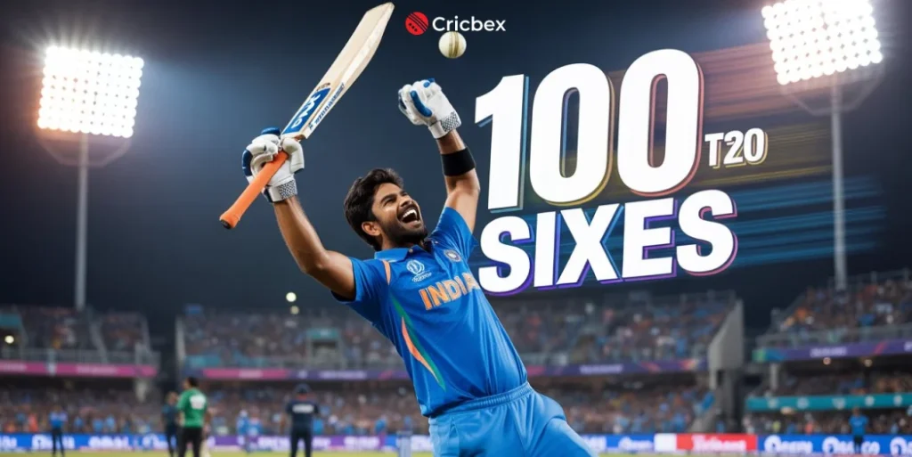Hardik Becomes Fourth Indian to Hit 100 T20 Sixes