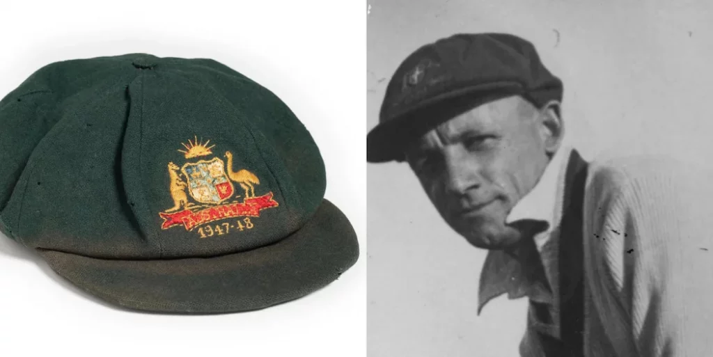 Don Bradman Baggy Green Cap Sold at Auction