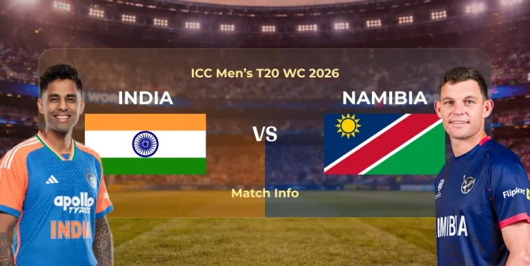 India vs Namibia _ ICC Men’s T20 WC 2026 _ Match Info