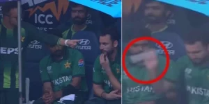 Salman Agha in Heated Exchange with Mike Hesson