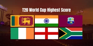 T20 Highest Score by Team in T20 World Cup History